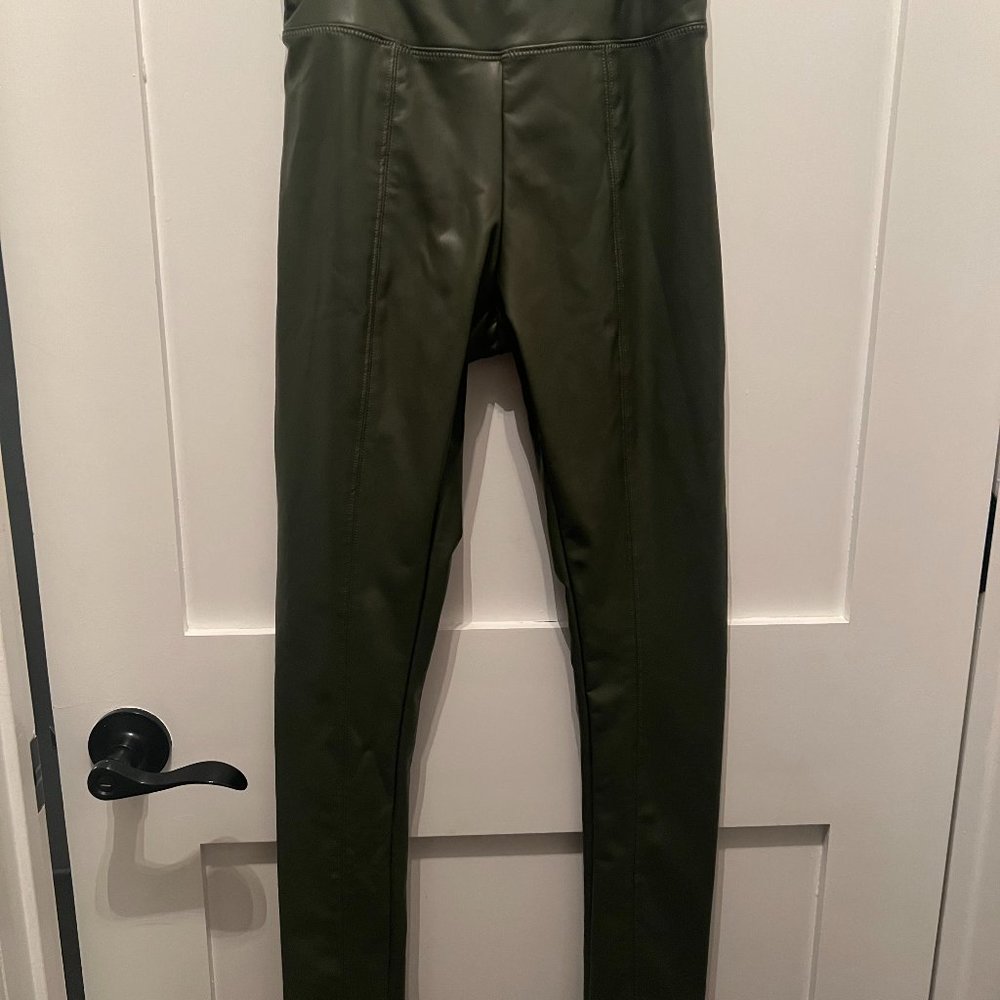 Saks Fifth Avenue leather leggings